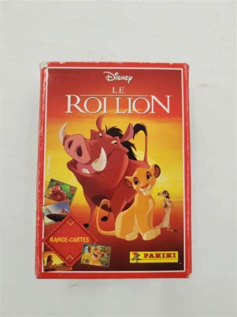 LE ROI LION Disney Panini 50 Images Et Range Cartes à collectioner EUR