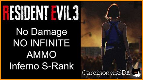 No Commentary Resident Evil 3 Remake PC No Damage Inferno S Rank