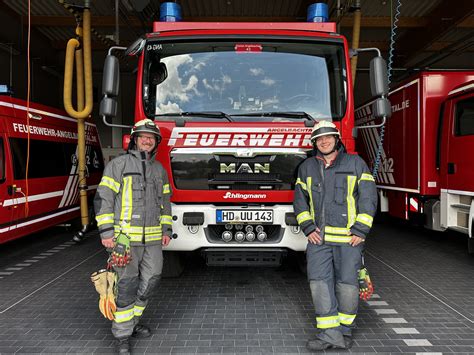 Zwei neue Einsatzkräfte Freiwillige Feuerwehr Angelbachtal