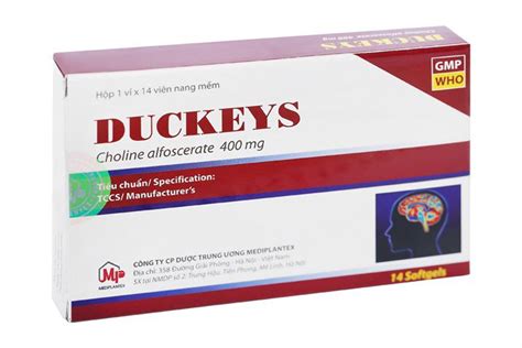 Duckeys Choline Alfoscerate Mg H P V X Vi N Nang Mediplantex