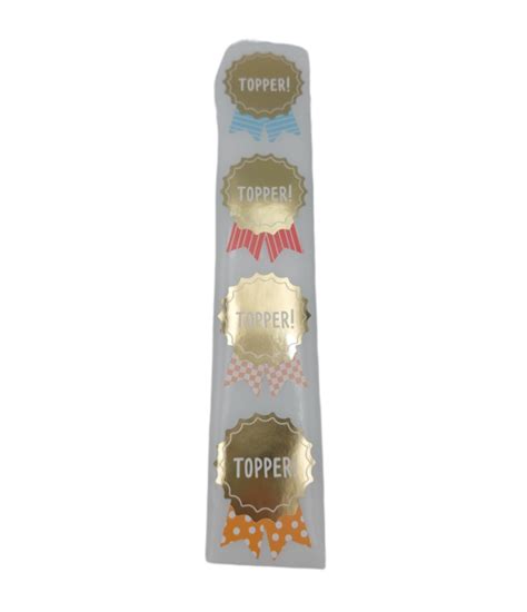 Topper Medaille Sluitstickers Bedels Meer