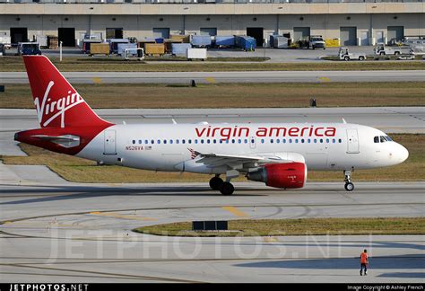 N Va Airbus A Virgin America Ashley French Jetphotos