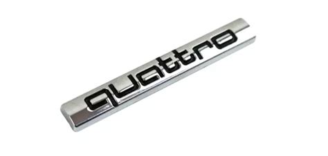 Audi Quattro Emblem Logo Schriftzug Aufkleber Zeichen Q5 7 A3 A4 A5 A6