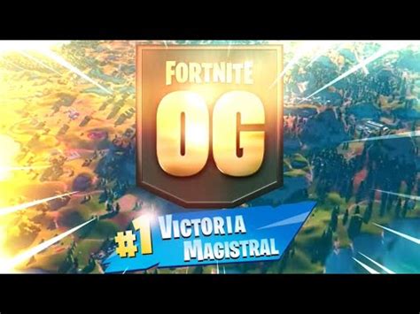 Victoria Magistral Fortnite Og Solitario Fortnite Youtube