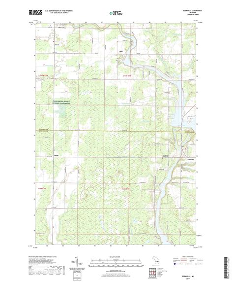 Edenville Michigan Us Topo Map Mytopo Map Store