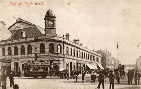 Foot Of Leith Walk C1890s Leith Disused Stations Vintage Scotland