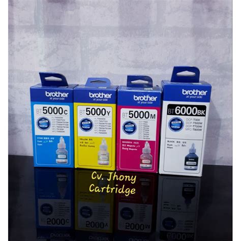 Jual Tinta Brother Original Bt Bk Bt Cyan Magenta Yellow