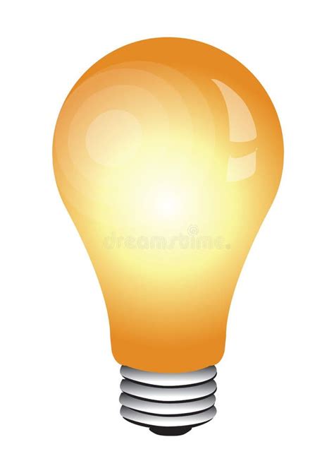 Lightbulb Thought Bubbles Stock Illustration Illustration Of Thought