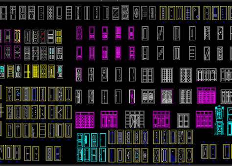 Membuat Pintu Dan Jendela Autocad Blocks Dining Imagesee