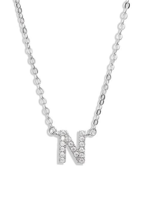 Womens Metallic Initial Jewelry Nordstrom