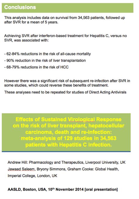 Effects Of Sustained Virological Response On The Risk Of Liver Transplant Hepatocellular