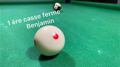 Re Casse Ferme Benjamin Billard Pool Blackball Training Snooker