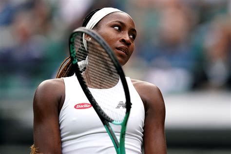 Coco Gauff exits Wimbledon at first hurdle after defeat to Sofia Kenin ...