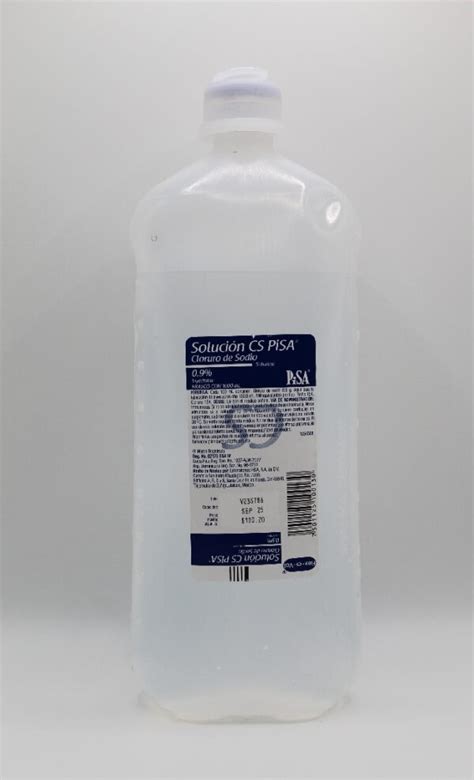 Solucion Cs Cloruro De Sodio 0 9 Frasco 1000ml Farma Gen