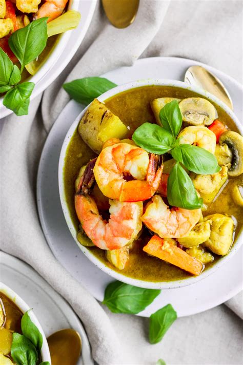 Ultimate Shrimp And Chicken Green Curry Whole30 Recipe Curry