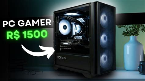 MELHOR PC GAMER até R 1500 para RODAR TUDO em 2024 MELHOR OPÇÃO