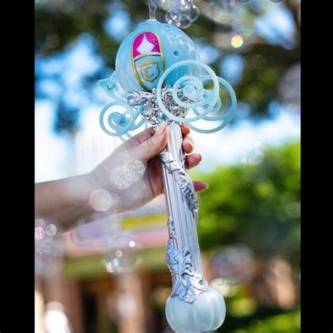 Disney Accessories New Disney Parks Cinderella Light Up Bubble Wand
