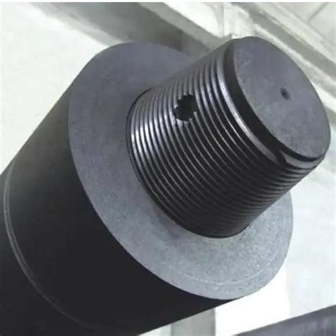 Steel Casting UHP Extruded Carbon Graphite Electrode With Nipples