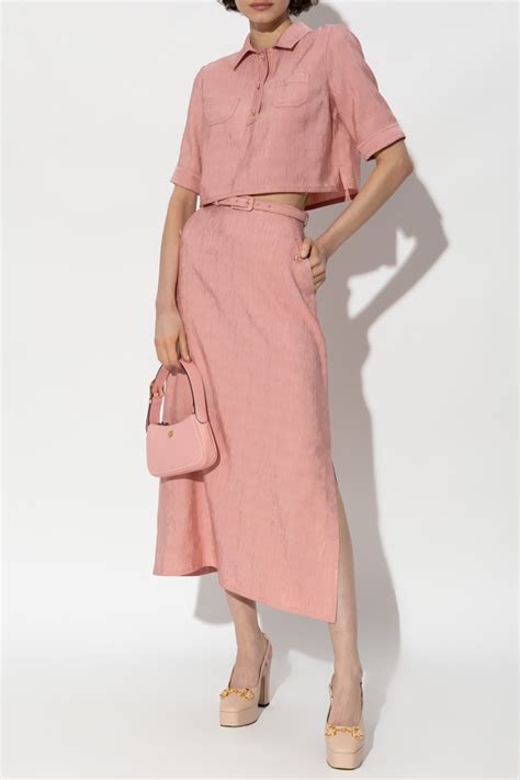 Pink Belted Skirt Gucci Vitkac Gb