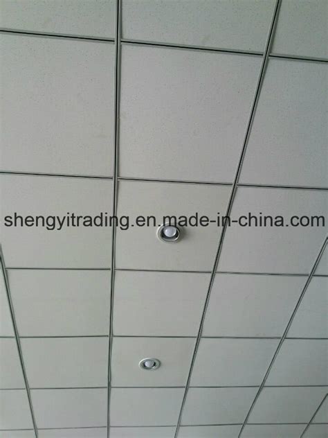 Edge Tegular Mineral Wool Ceiling Board China Mineral Fiber Board And