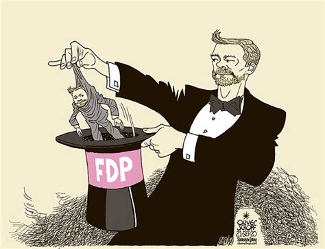 Oliver Schopf Politische Karikaturen Auf Dem Fdp Parteitag Im