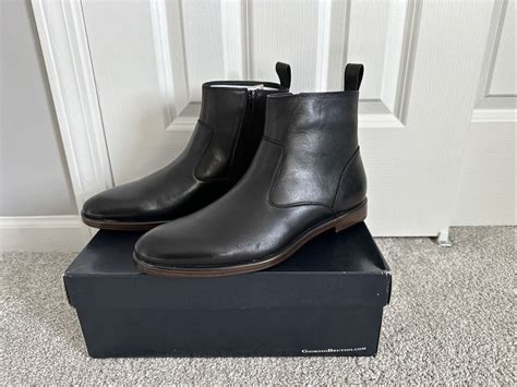 Giorgio Brutini Mens Ankle Boot Side Zip Sz 105m Black Leather Nib 177261 Ebay