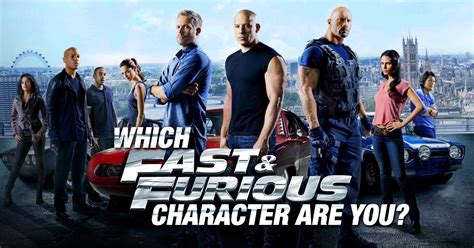 Which Fast and Furious Character Are You? - QuirkyByte