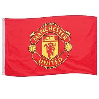 Manchester United FC Official Football Gift 5x3ft Crest Body Flag