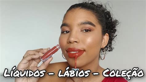 2023 ColeÇÃo De Maquiagem Batom LÍquido Lip Tint E Gloss Youtube