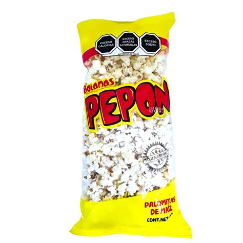 PEPON Palomitas NATURAL 10 85g Dulcerías H S Comercial Mayorista de