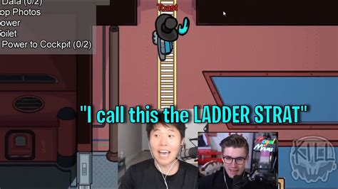 Lobby Reacts To Disguised Toast New Ladder Strat In The New Among Us Map Airship Ft Valkyrae