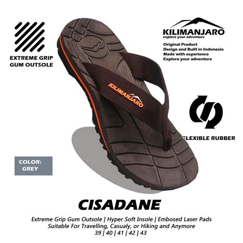 Jual Sandal Jepit Gunung Kilimanjaro Cisadane Sandal Hiking Dan