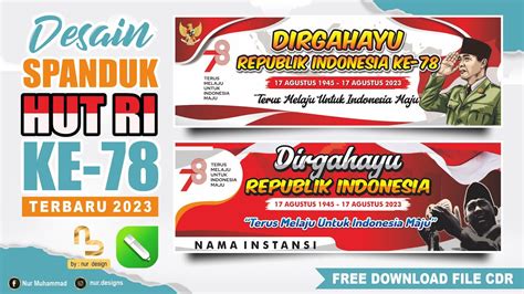 Tutorial Desain Spanduk Hut Ri Ke 78 Dengan Coreldraw Banner