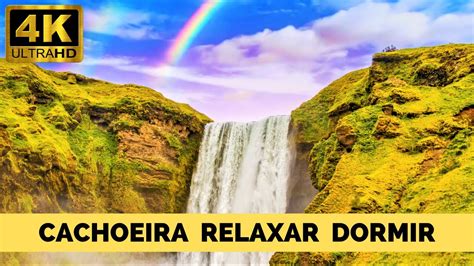 Som De Cachoeira Para Dormir Relaxar Meditar Estudar Waterfall