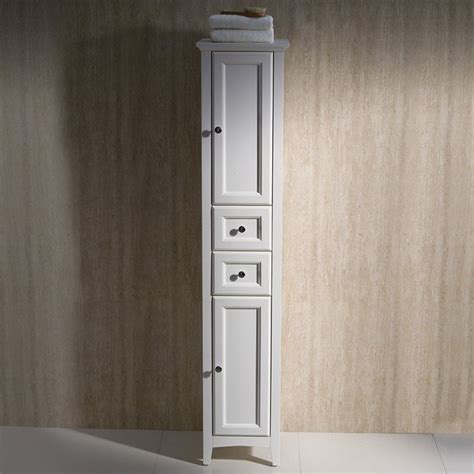 Fresca Fst2060aw Oxford Antique White Tall Bathroom Linen Cabinet Kitchen And Bath Authority