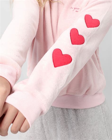 Riachuelo Pijama Longo Feminino Fleece Le Grand Amour Multicor