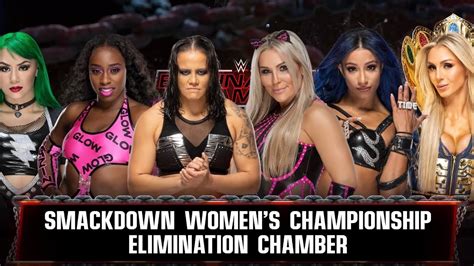 Wwe 2k22 Ps4 6 Women Elimination Chamber Smackdown Womens