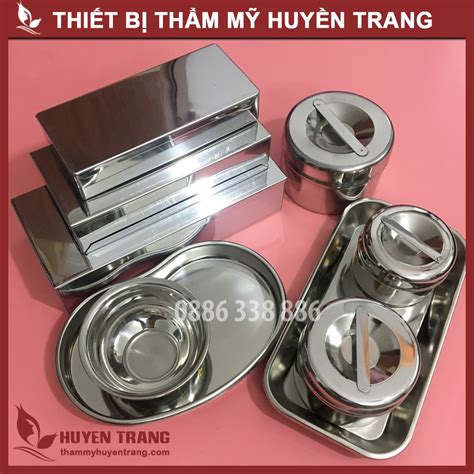 Mua Dụng Cụ Spa Dụng Cụ Y Tế Bát Inox Khay Inox Khay Hạt Đậu Hộp