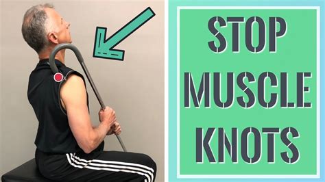 Get Rid Of Muscle Knots At Home 3 Simple Steps YouTube