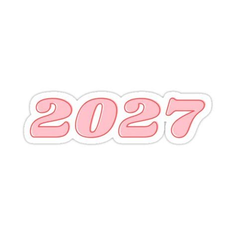 Class Of 2027 Sticker By Polishalpaca Artofit