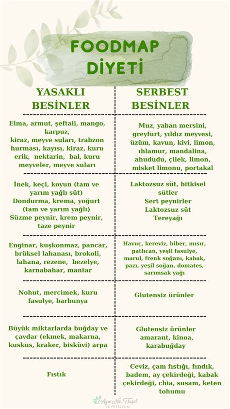 Bağırsak Sağlığı için Düşük FODMAP Diyeti Nasıl Yardımcı Olur Dyt