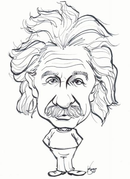 Einstein Cartoon Drawing at GetDrawings | Free download