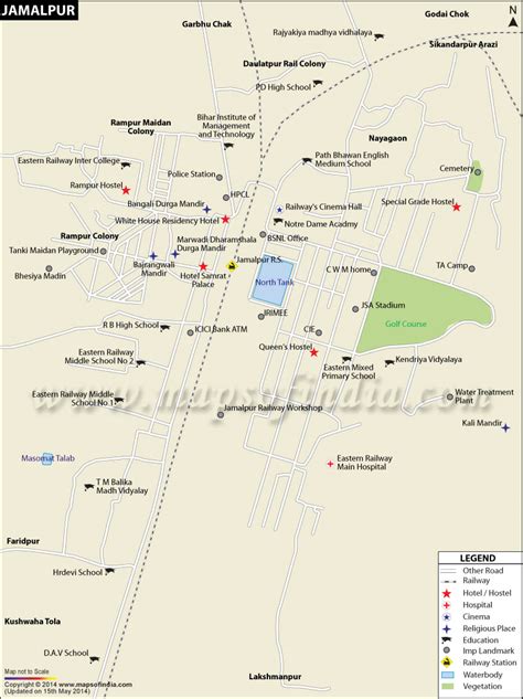 Jamalpur City Map