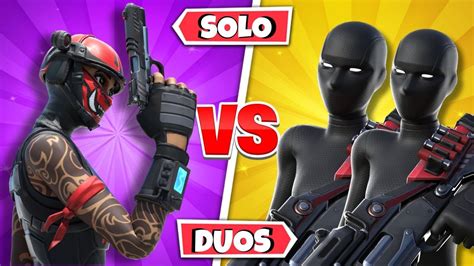 Funny Solo Vs Duos Win In Fortnite Youtube