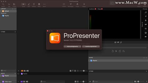 ProPresenter 7 for Mac 好用的现场分屏演示工具 v7 4 2免激活版 哔哩哔哩