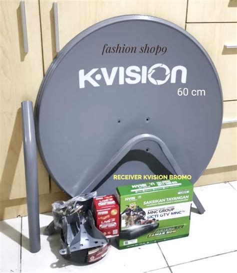 Parabola Mini Full Set Kvision Cm Paket Receiver Kvision Bromo