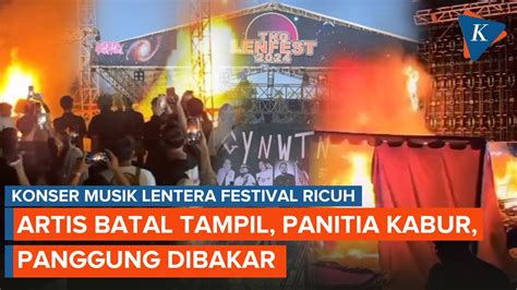 Video Konser Batal Penonton Lentera Festival Di Tangerang Ngamuk