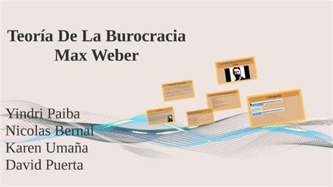 Teor A De La Burocracia Max Weber By Nicolas Bernal On Prezi