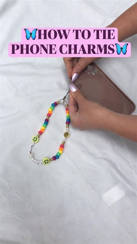 How To Tie Phone Charms Diy Jewelry Unique Bracelet Craft Diy