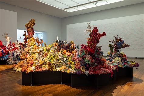 Musee Cantonal Des Beaux Arts Lausanne Crochet Coral Reef